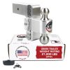Weigh Safe Adjustable Trailer Hitch Ball Mount - 6"