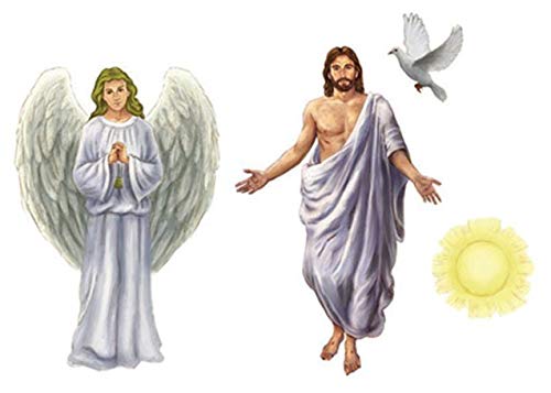 Set de 18 pegatinas de la Resurrección de Jesucristo para - Imagen 4