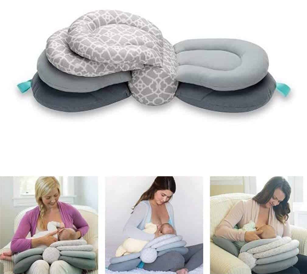 Almohada de lactancia multifunción JCW para maternidad, - Imagen 6