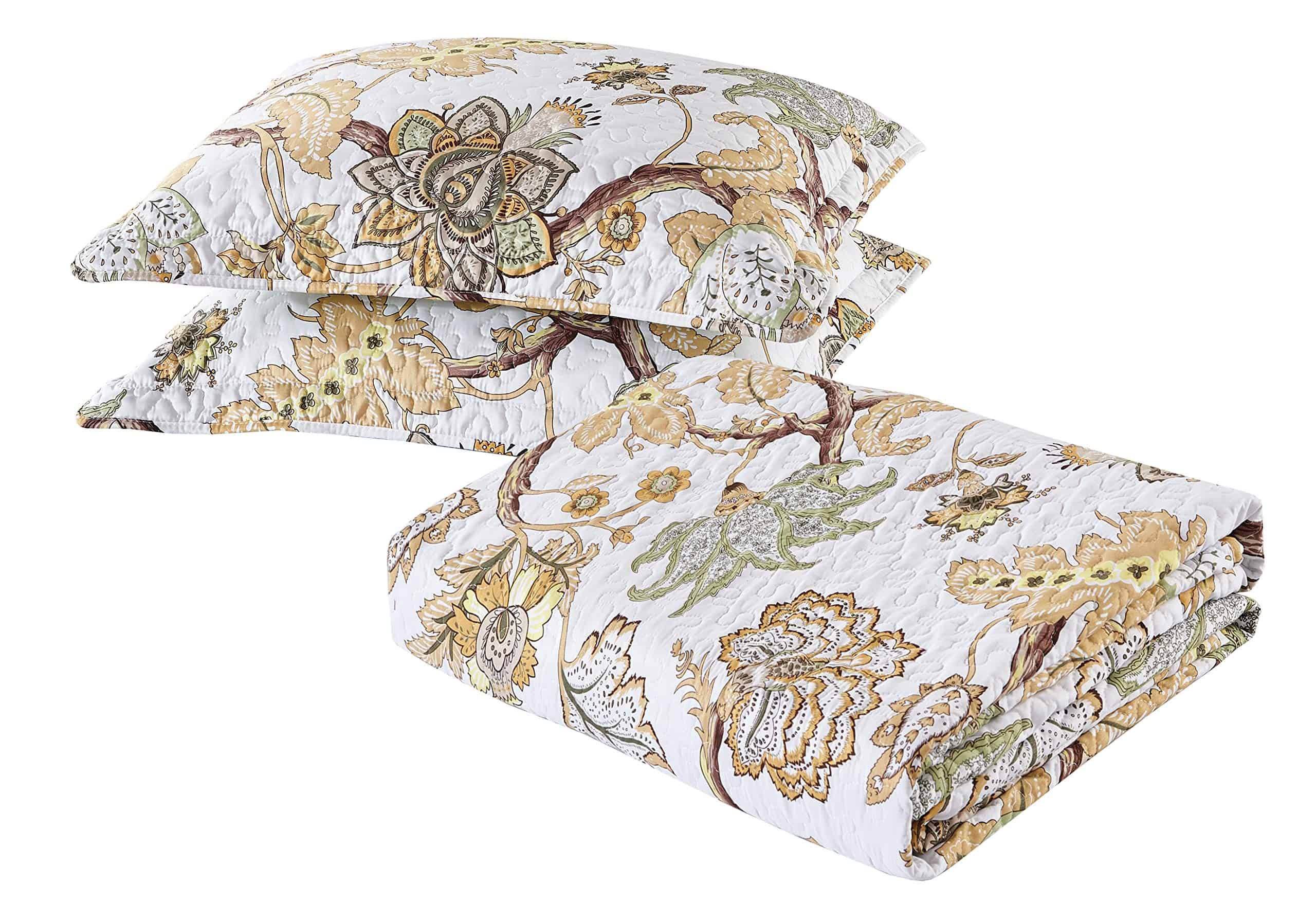 Juego de colcha de edredón acanalado reversible moderno de - Imagen 3