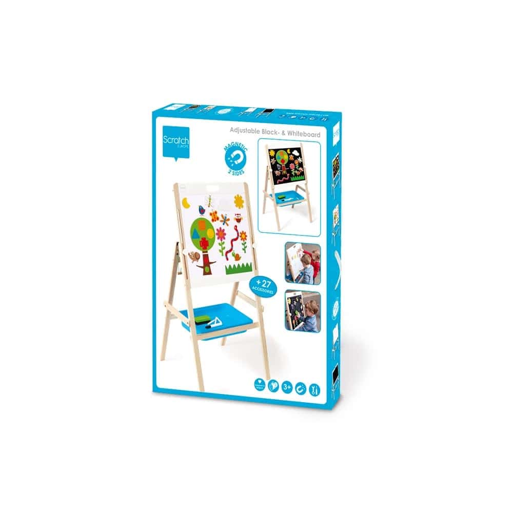 Caballete de Madera Ajustable por Scratch Europe - Juego de - Imagen 7
