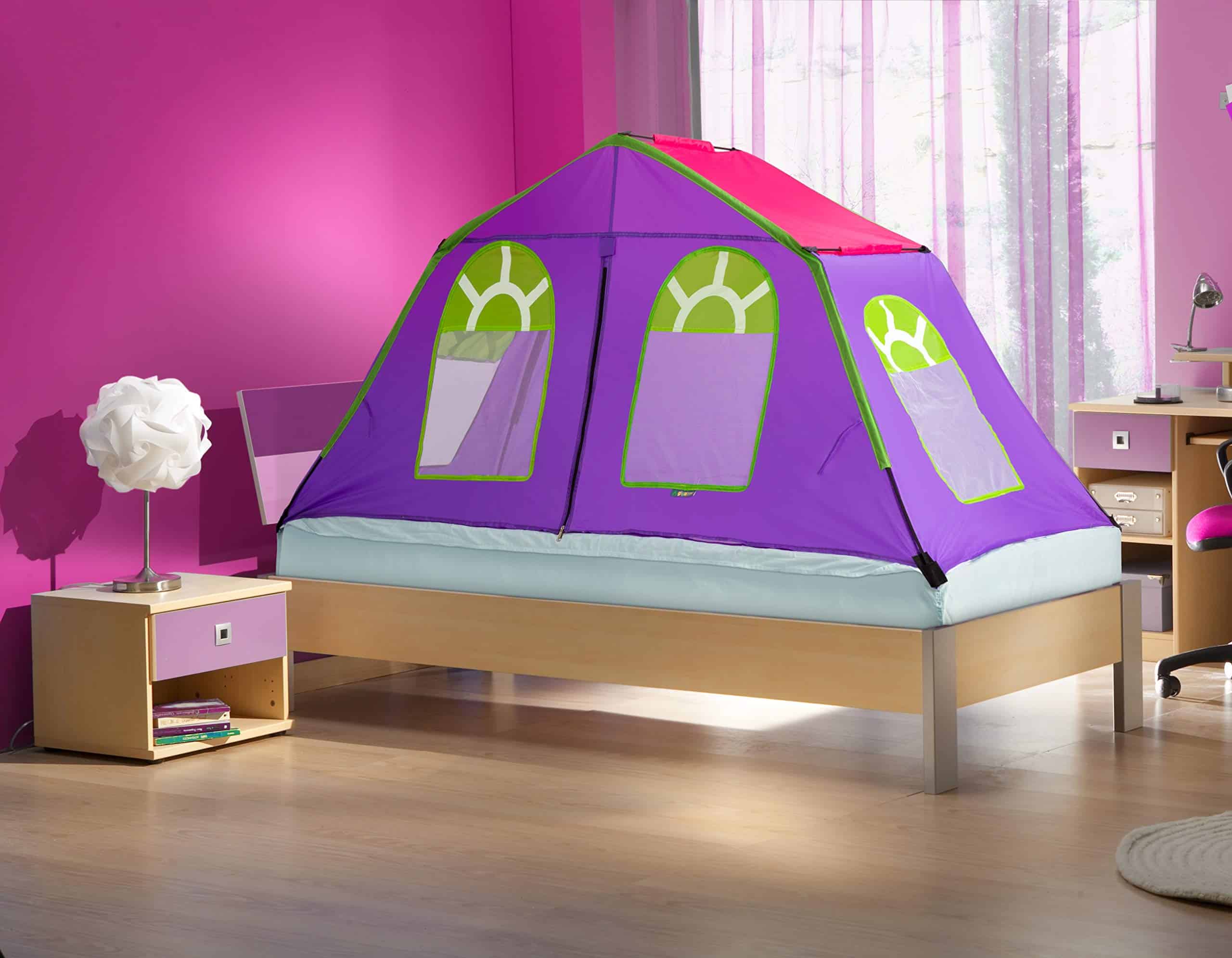 Carpa para Cama GigaTent Dream House Morada (Twin) - Imagen 3