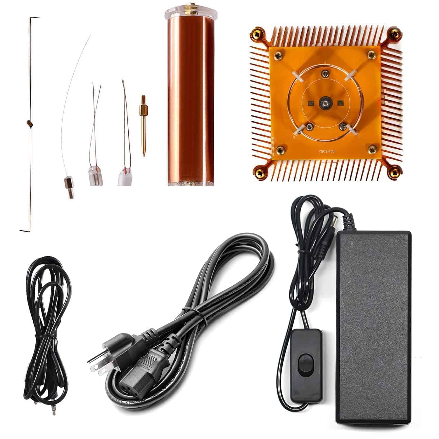 Tesla Coil de Música Joytech con Base de Acrílico y Carcasa - Imagen 7