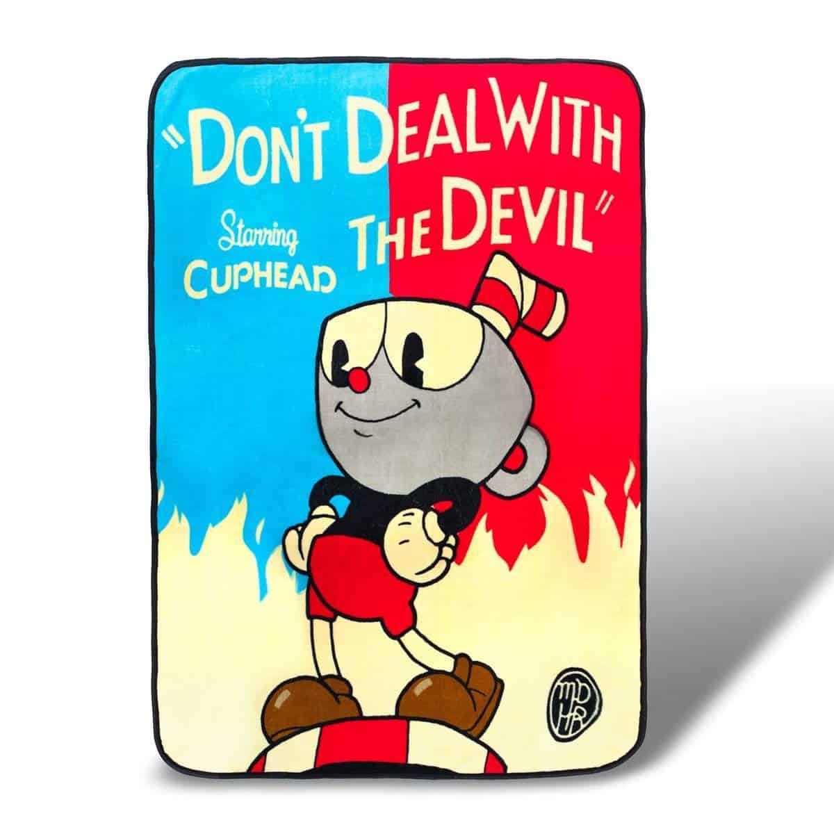 Manta Cuphead No Negocies con el Diablo 45 x 60 Pulgadas