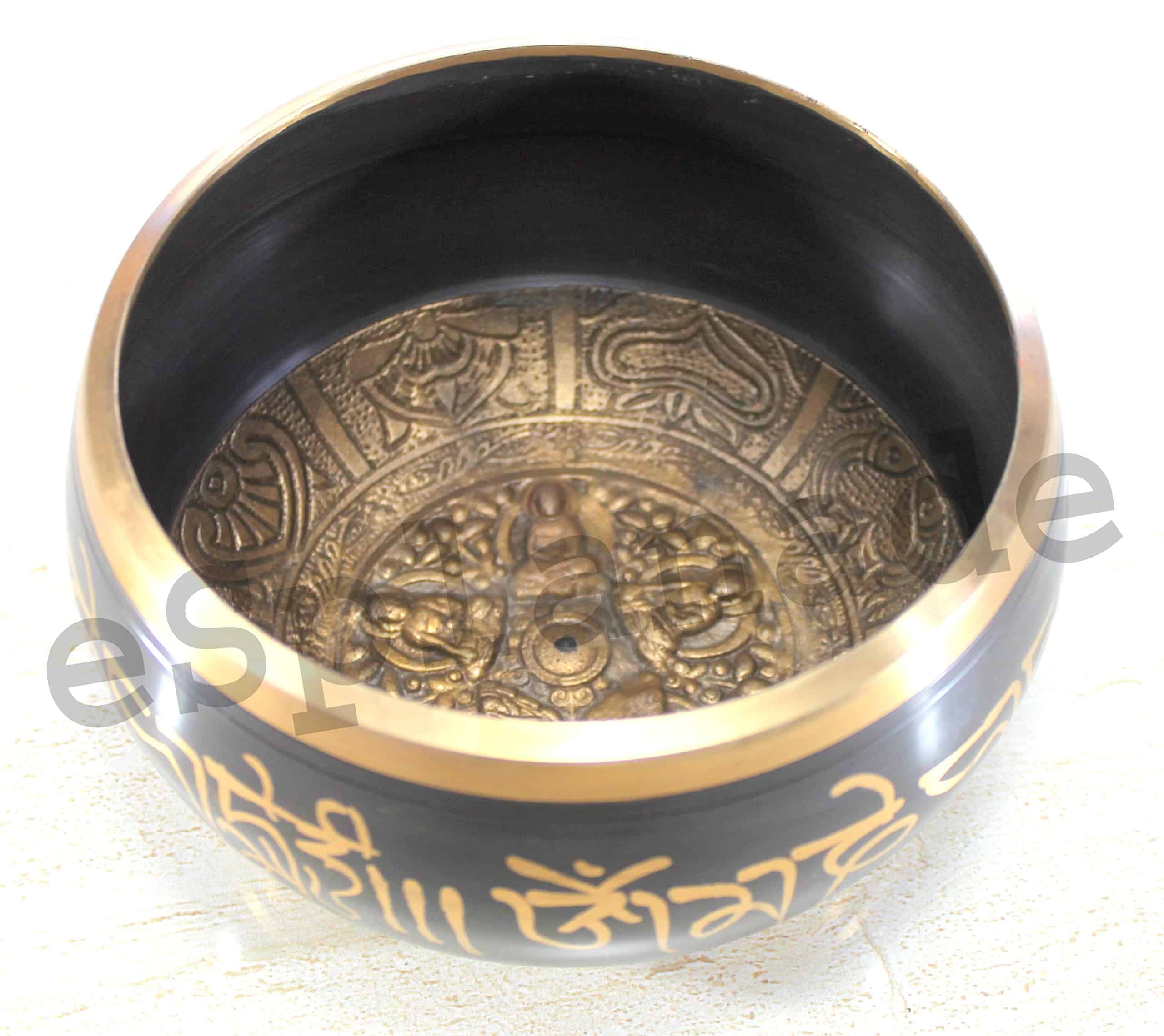 eSplanade - 6 pulgadas - Cuenco Tibetano de Oración Budista - Imagen 5