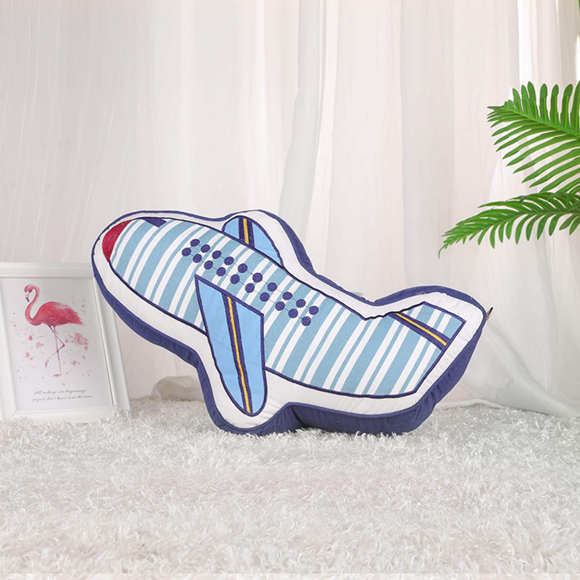 Almohada con Forma de Avión ABREEZE Decorativa para Cama de - Imagen 4