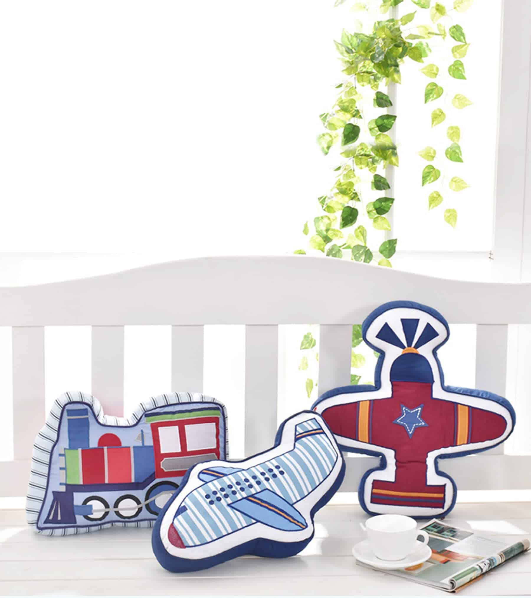 Almohada con Forma de Avión ABREEZE Decorativa para Cama de - Imagen 5