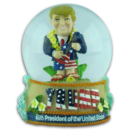 KC Hawaii President Trump con Ukulele Globo de Agua