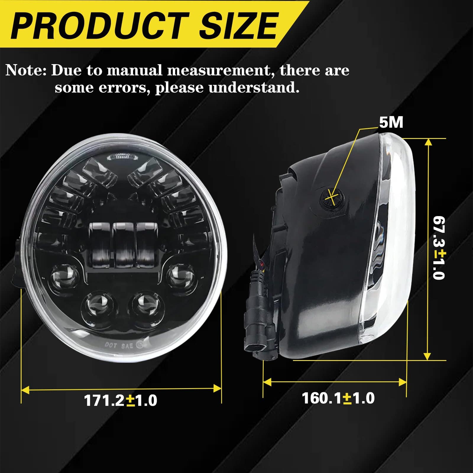 Faros LED SKTYANTS Accesorios para Motocicletas V-rod LED - Imagen 3