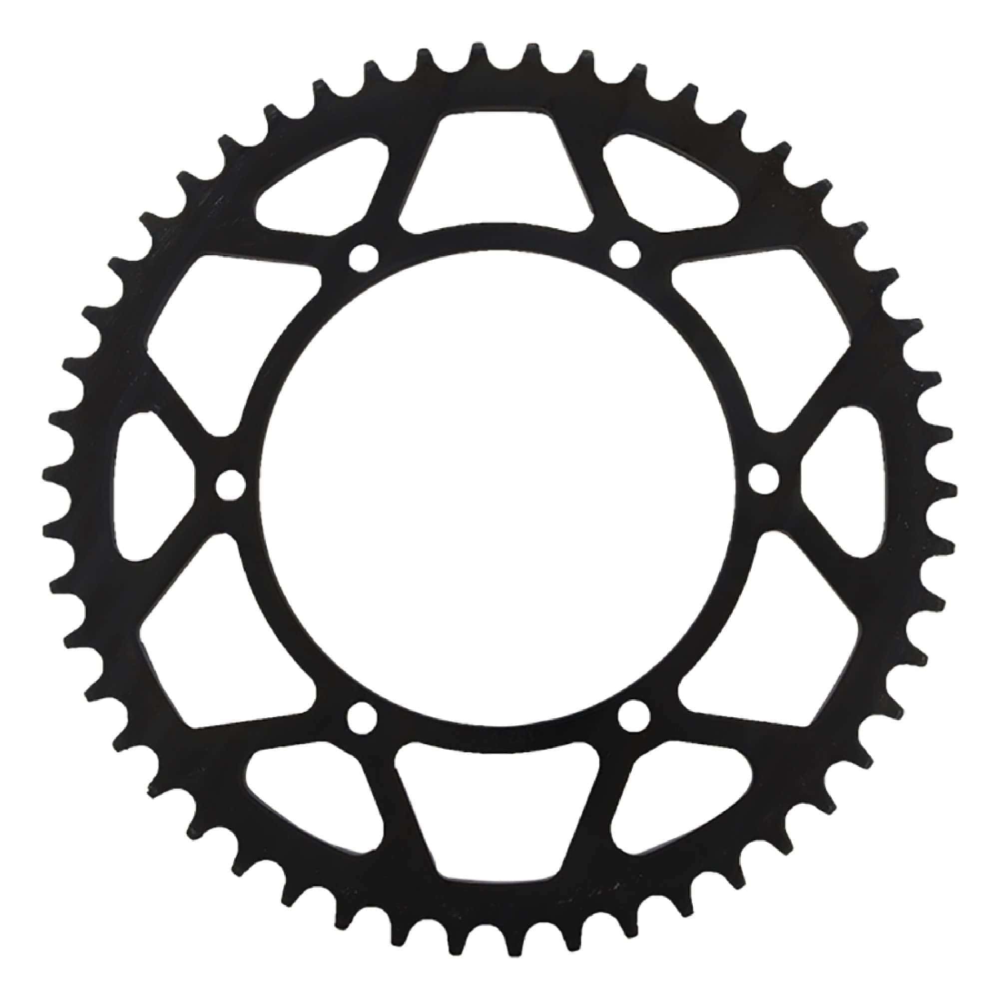 Supersprox RFE-460-50-BLK Corona Trasera de Acero Negra - Imagen 3