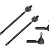 4PC Front Suspension Inner Outer Tie Rod Ends COMPATIBLE