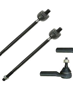 4PC Front Suspension Inner Outer Tie Rod Ends COMPATIBLE