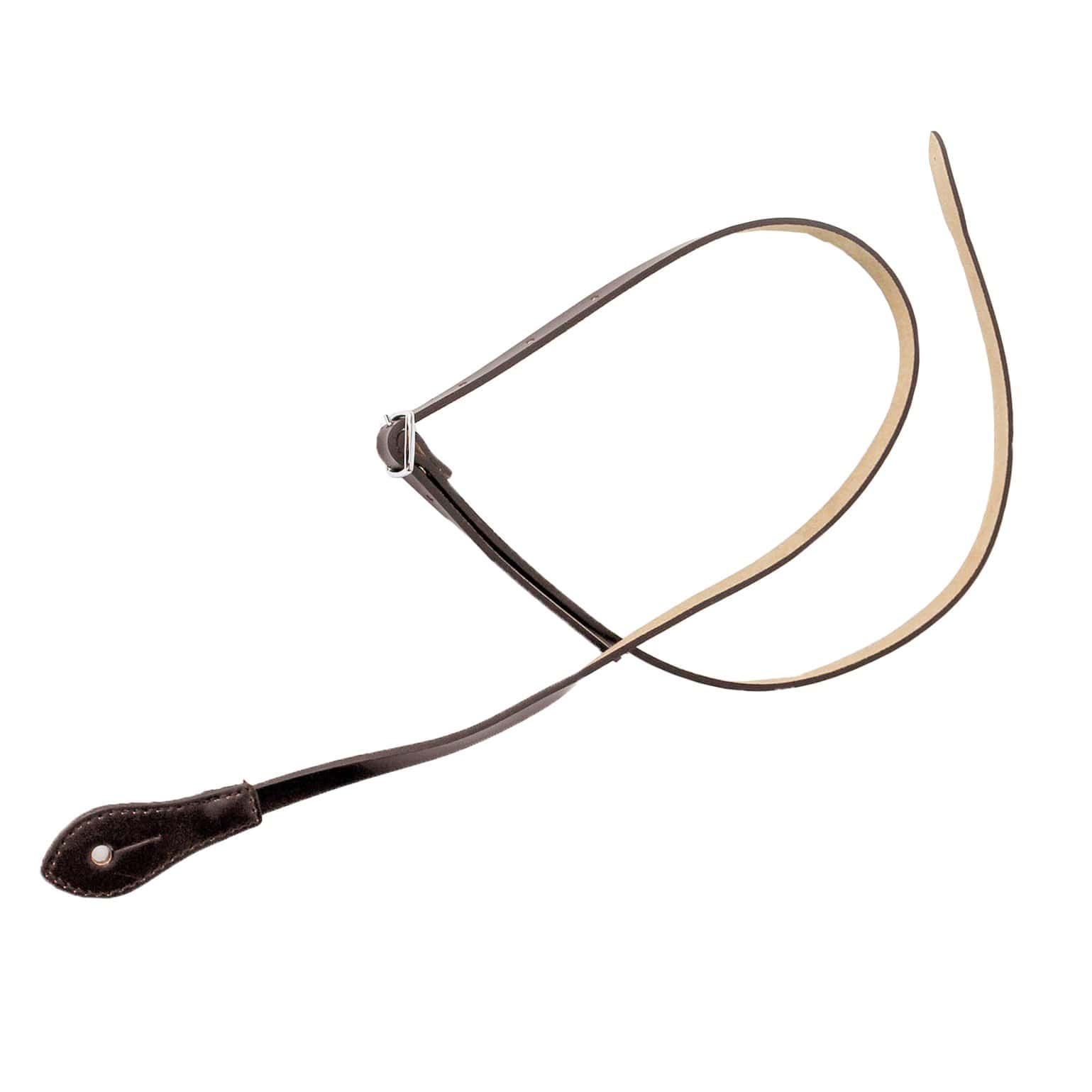 Correa para mandolina de cuero marrón oscuro Walker & - Imagen 7