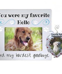 Marco de mascotas y adorno de Navidad de BANBERRY DESIGNS -