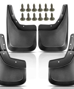 Juego de 4 guardabarros SPLASH GUARDS -ho, negro