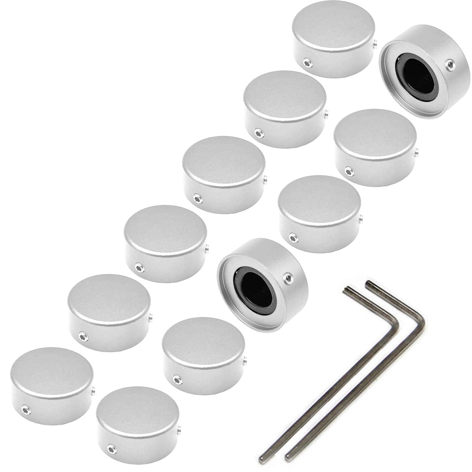 SOLUTEK Tapa de interruptor de pie Guitar Pedal Button Caps