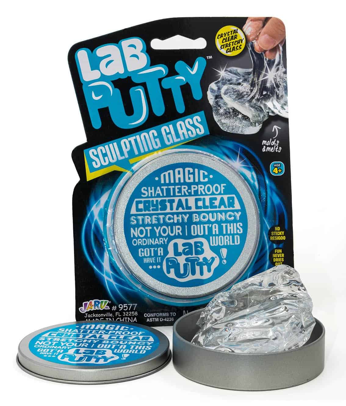 JA-RU Lab Putty Sculpting Glass Clear Slime para Niños con - Imagen 5