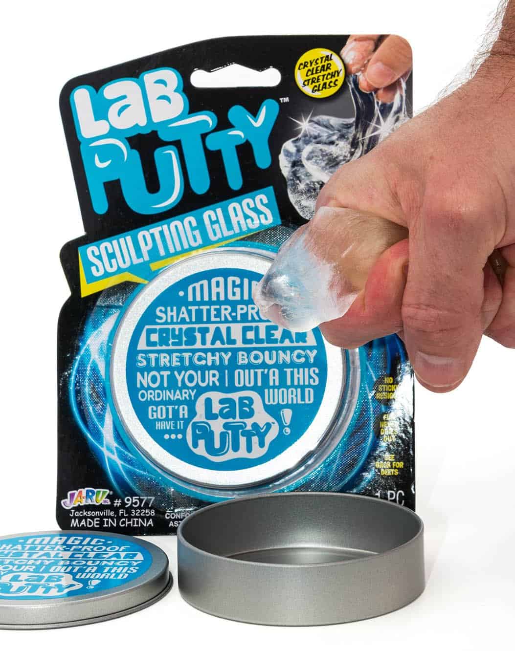 JA-RU Lab Putty Sculpting Glass Clear Slime para Niños con - Imagen 3