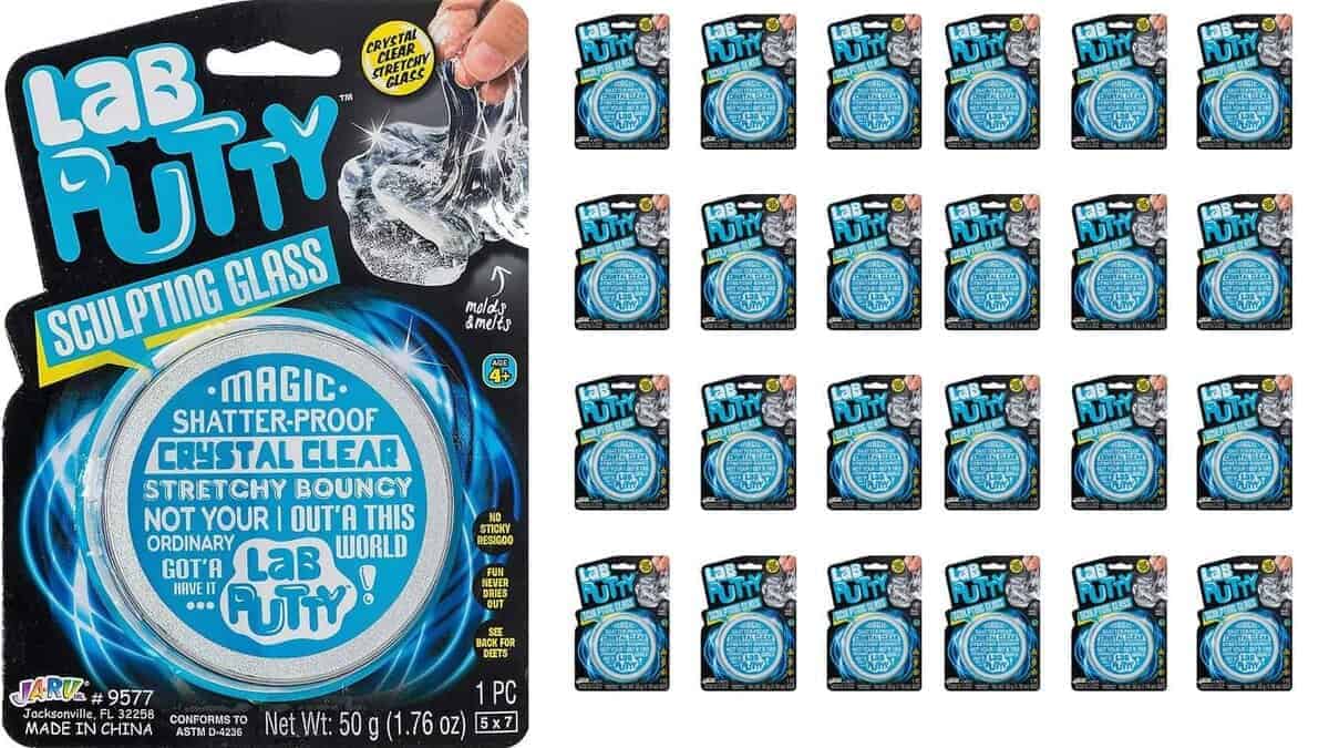 JA-RU Lab Putty Sculpting Glass Clear Slime para Niños con