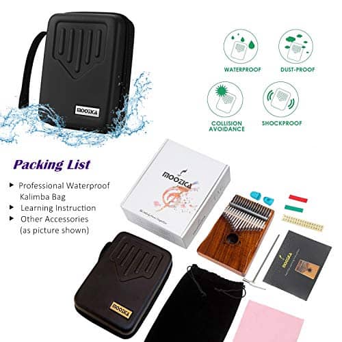 Kalimba Marimba Moozica de 17 Teclas, Instrumento Musical - Imagen 6