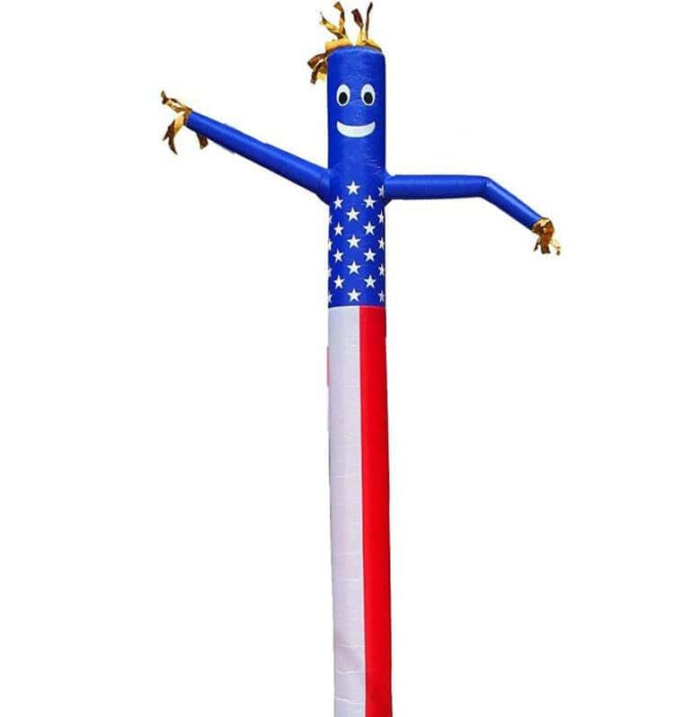 HI SUYI 20ft Inflable Publicidad Tubo Hombre Gigante Brazo