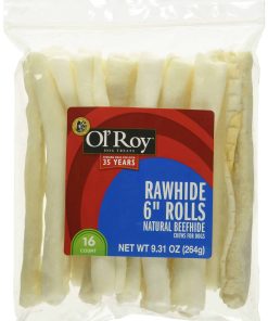 Rollos de Cuero Crudo Ol' Roy de 6 Pulgadas