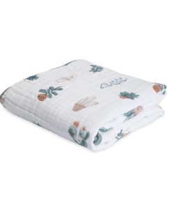 Cobija de Muselina de Algodón Prickle Pots de Little