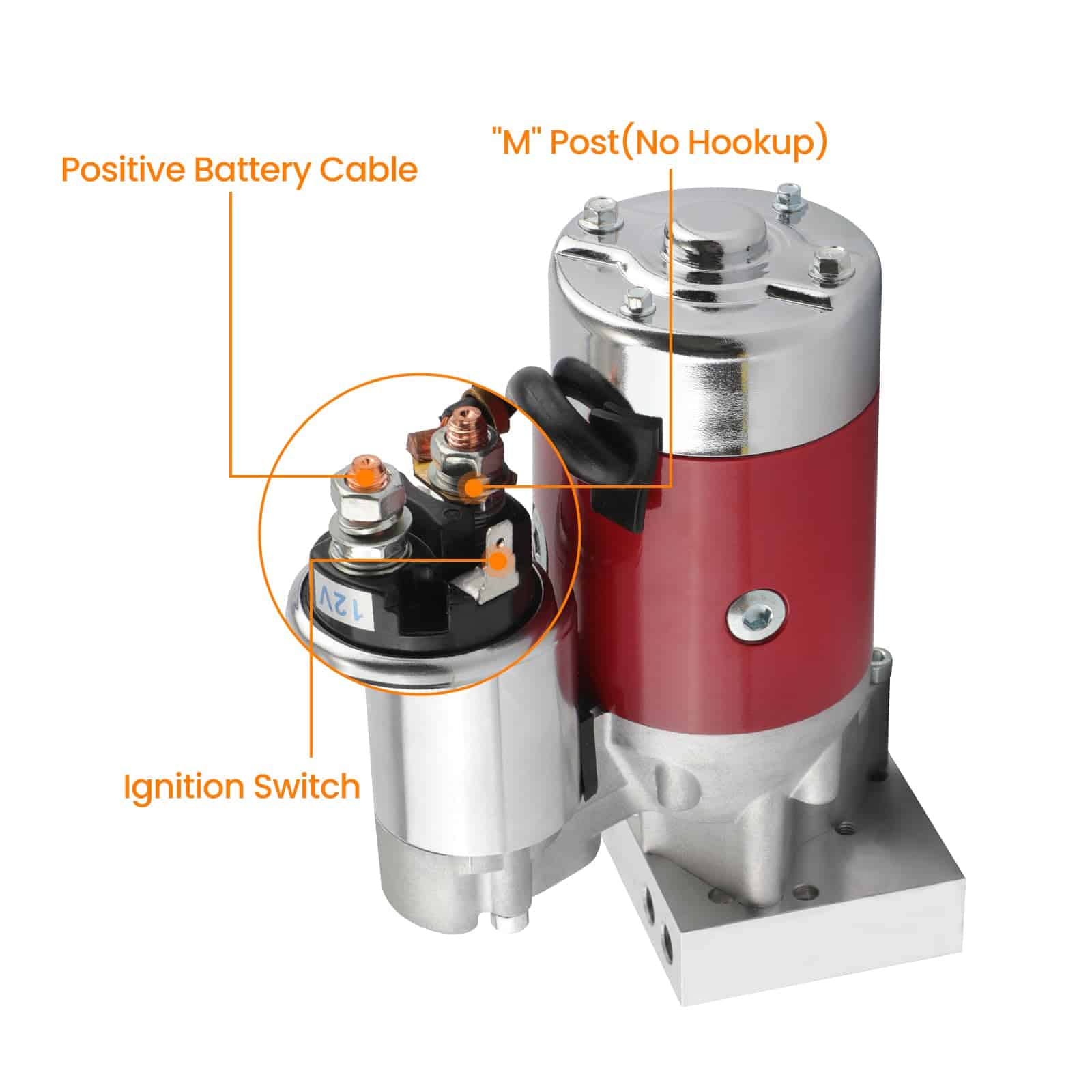 Arrancador Mini de Alto Torque de 3HP 18493 para Chevy SBC - Imagen 8