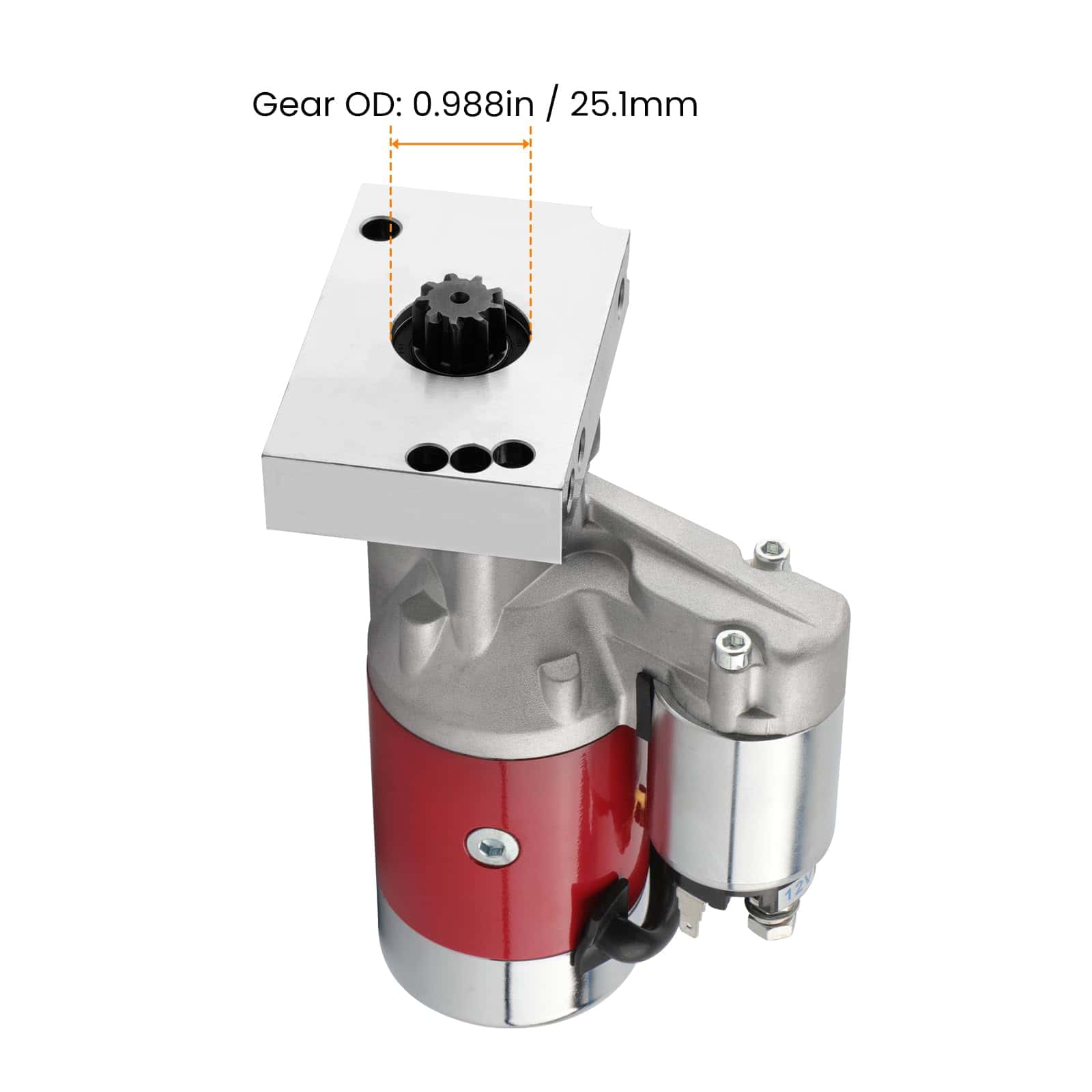 Arrancador Mini de Alto Torque de 3HP 18493 para Chevy SBC - Imagen 7