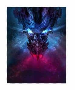 QH Manta de Lana de Dragón Estilo Gótico de 58 x 80