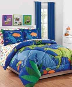 Juego de Edredón para Niños con Dinosaurios -Completo)