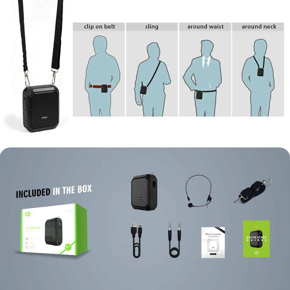 Amplificador de Voz para Maestros SHIDU, Altavoz de - Imagen 8