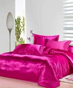 Juego de Sábanas de Seda Satinada 100% Pura Vuvet |7 Pzs|