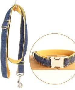 Conjunto de Correa y Collar para Perros TVMALL Ajustable