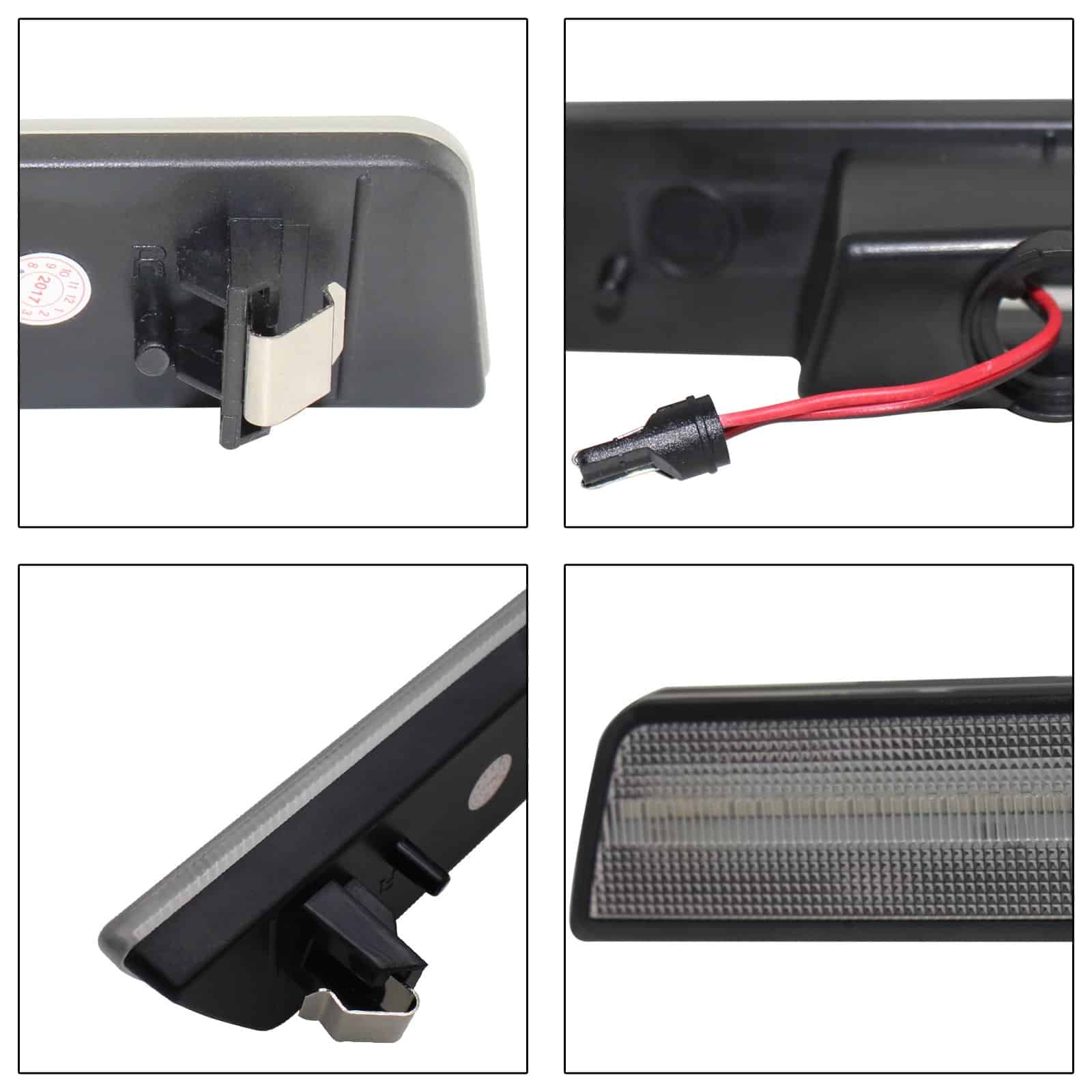 YaaGoo Lámparas/Luces Laterales Transparentes con Lente - Imagen 4