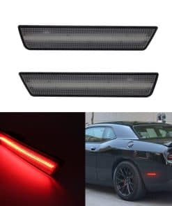 YaaGoo Lámparas/Luces Laterales Transparentes con Lente