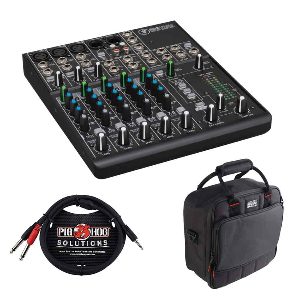 Mixer Ultra-Compacto de 8 Canales Mackie 802VLZ4 con Bolsa