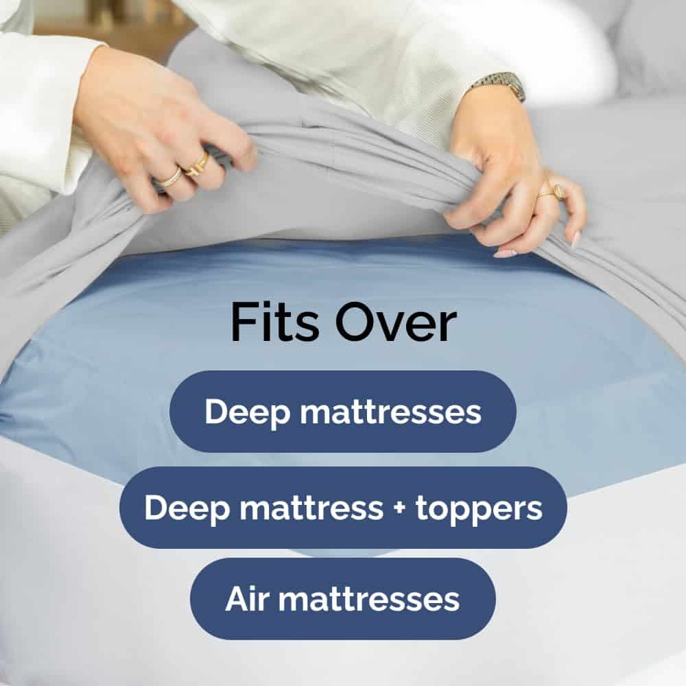 Juego de sábanas extra profundo - 6 -Gris Claro - Imagen 7