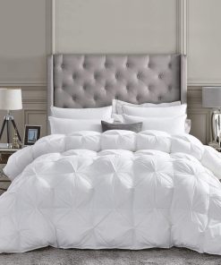 Edredón de pluma de ganso de lujo para todas las estaciones