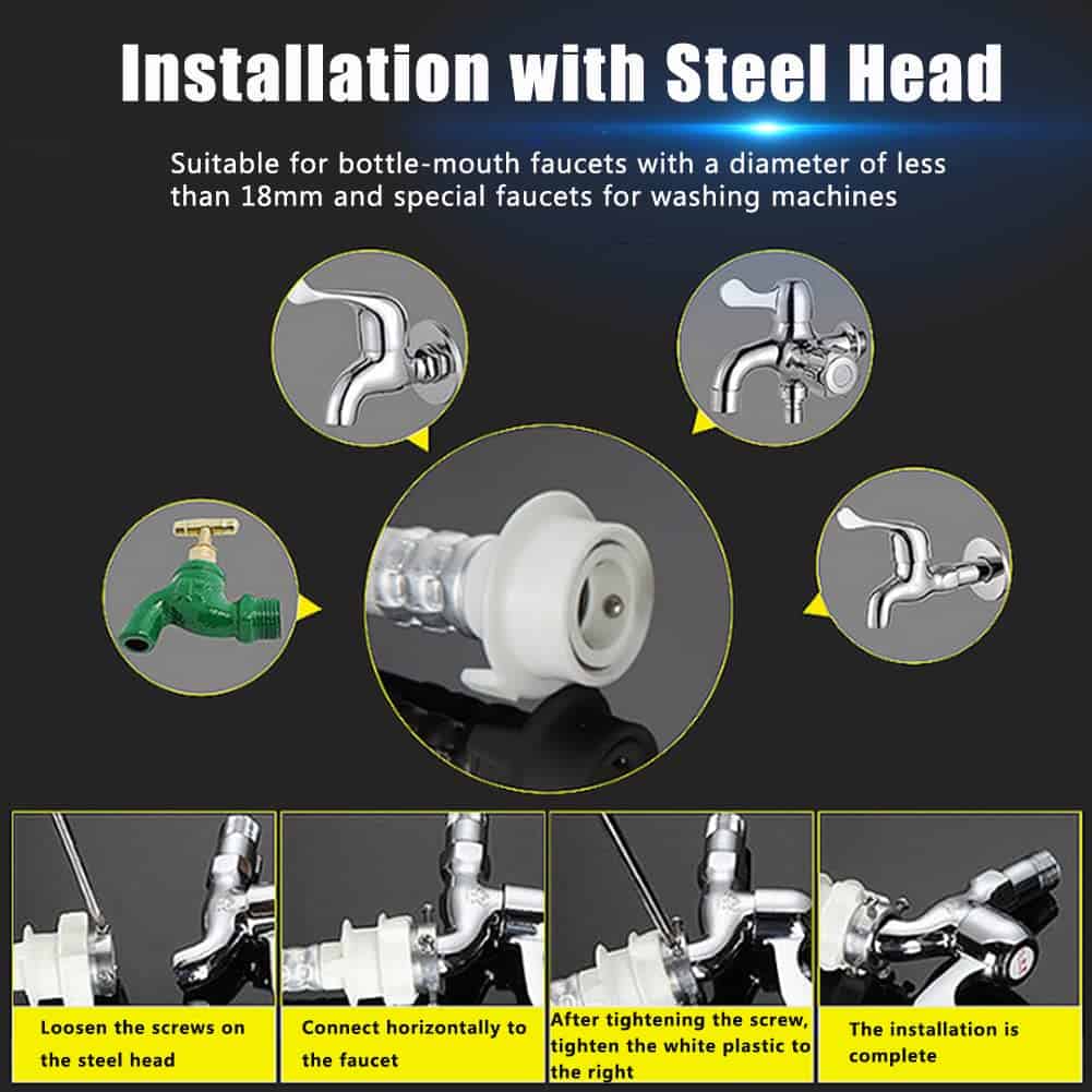 Mangueras para Lavadora Eboxer, Manguera de Entrada de Agua - Imagen 9