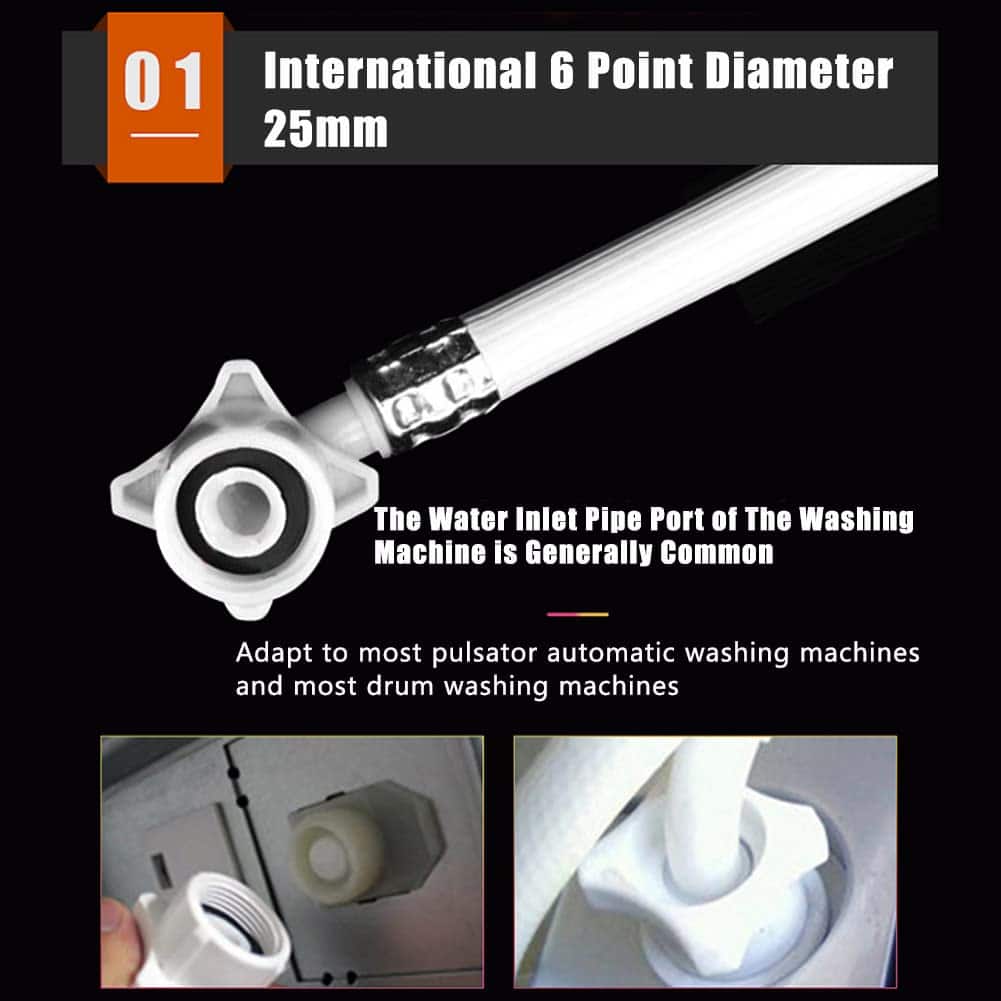 Mangueras para Lavadora Eboxer, Manguera de Entrada de Agua - Imagen 4