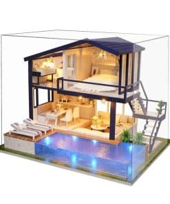 MAGQOO Kit de Casa de Muñecas Miniatura DIY Creativo