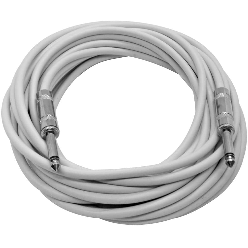 Seismic Audio - SASTSX-25White - Cable de conexión blanco