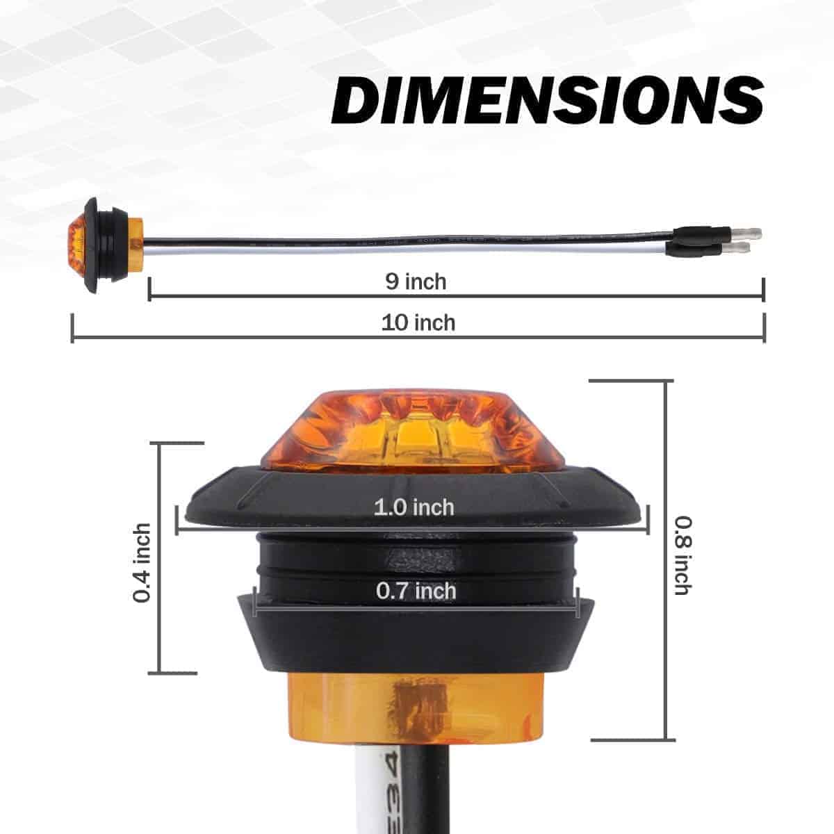 Mini Luz Indicadora de Señal de 3/4 de Pulgada Redonda - Imagen 4