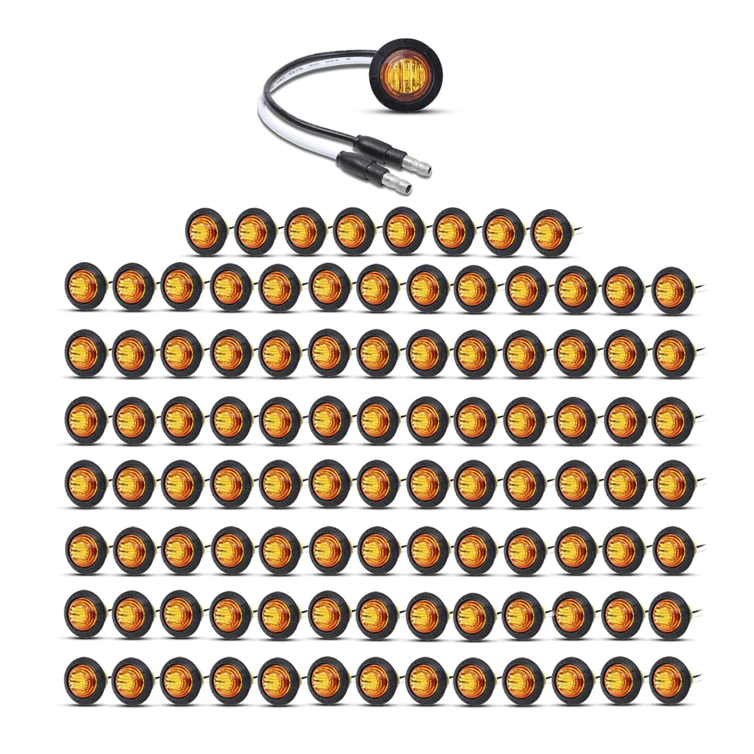 Mini Luz Indicadora de Señal de 3/4 de Pulgada Redonda