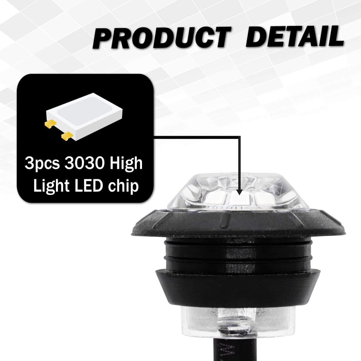 Meerkatt (Paquete de 100) Luz LED Roja de Marcador Lateral - Imagen 8