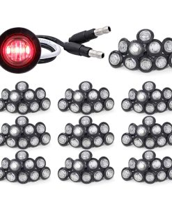 Meerkatt (Paquete de 100) Luz LED Roja de Marcador Lateral