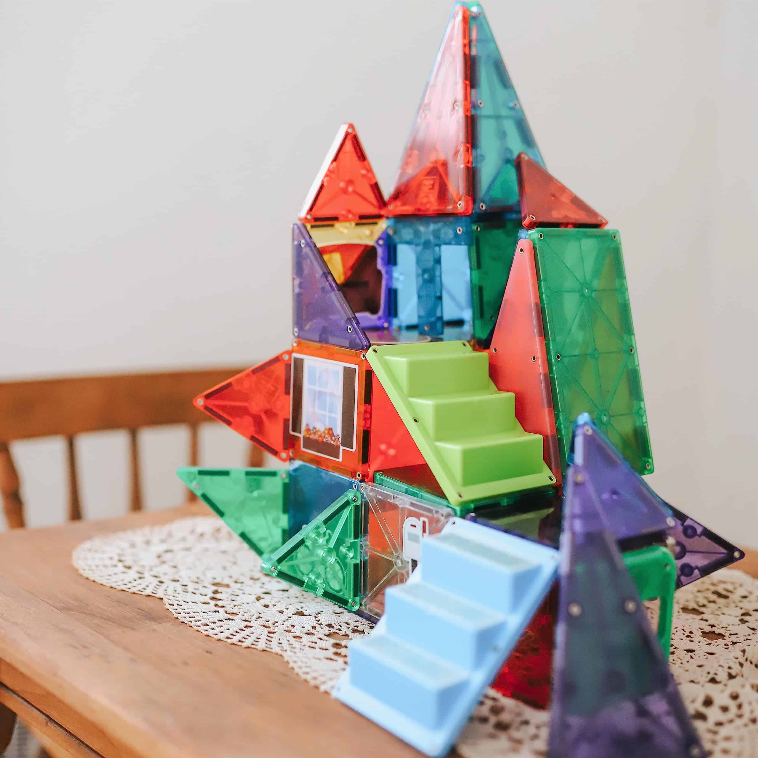 Juego de Construcción Magnética MAGNA-TILES House de 28 - Imagen 4