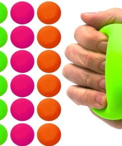 JA-RU Squishy Dough Ball (24 Bolas Variadas) Bolas de