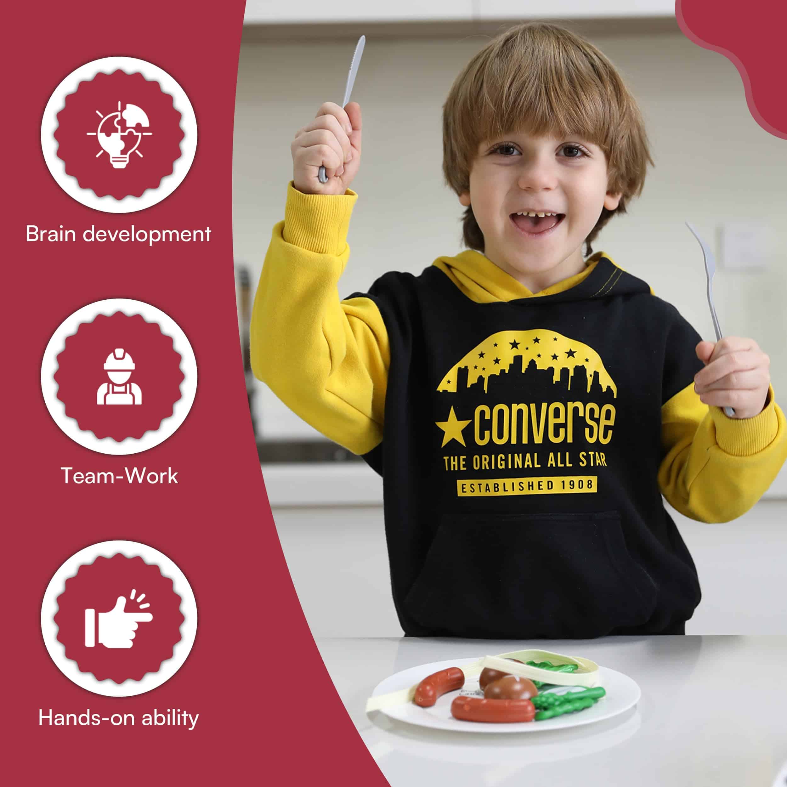 Set de Cocina para Niños - Olla con Vapor Realista, Juego - Imagen 5